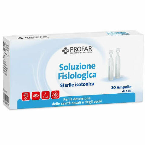 Soluzione fisiologica sterile isotonica 2 ml 20 ampolle