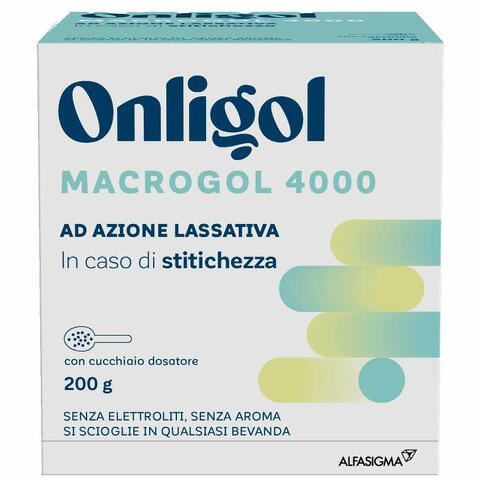 Macrogol 4000 200 g con cucchiaino dosatore senza zucchero