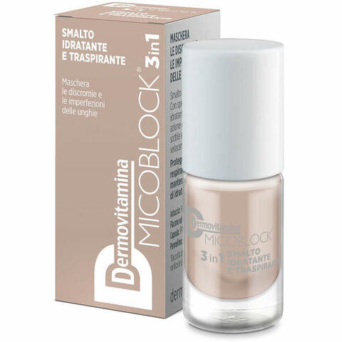 Micoblock 3in1 smalto idratante e traspirante beige 5 ml