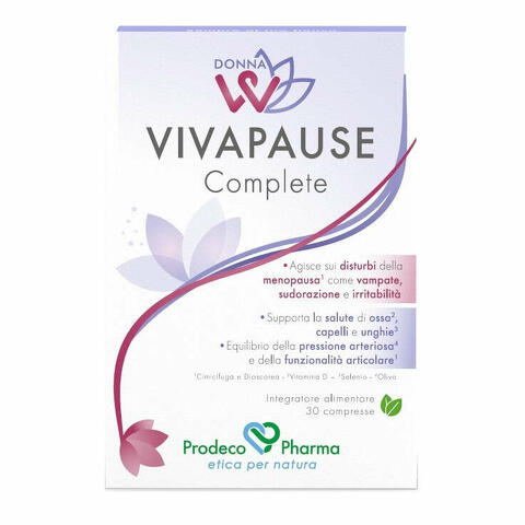 Donnaw vivapause complete 30 compresse