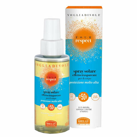 Voglia sole respect spray solare effetto trasparente spf5+ 150 ml