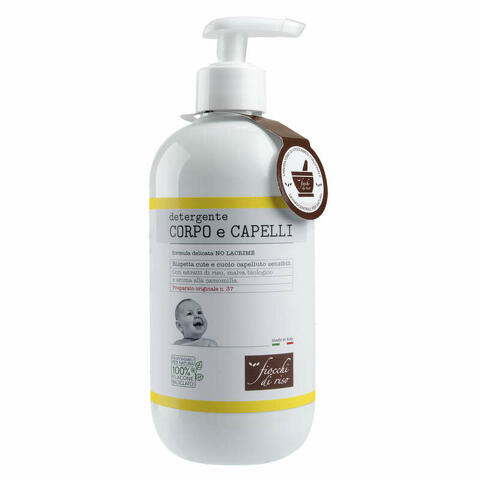 Fiocchi di riso detergente corpo/capelli camomilla 400 ml