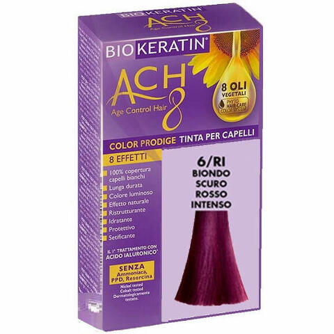 Ach8 color prodige 6/ri biondo scuro rosso intenso