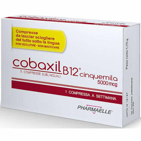 Cobaxil b12 5000mcg 5 compresse sublinguali