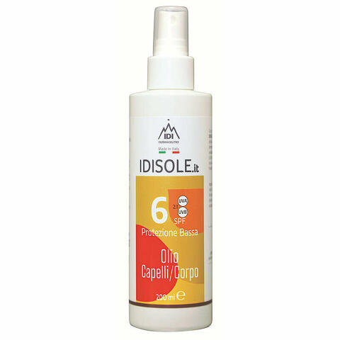 Sole-it spf6 olio corpo capelli 200 ml