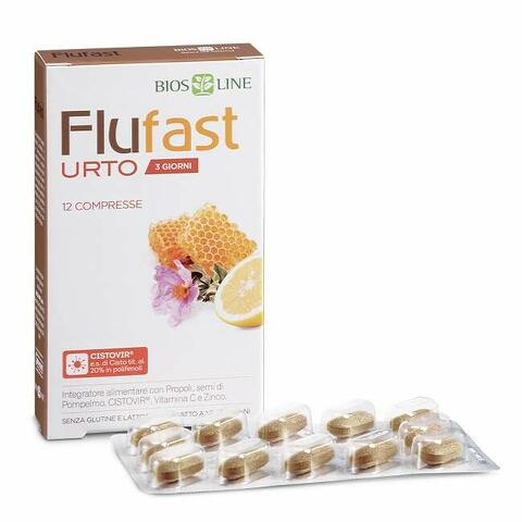 Propoli flufast urto 3 giorni 12 compresse biosline