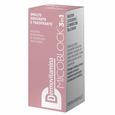 Micoblock 3 in 1 smalto idratante e traspirante nude 5 ml