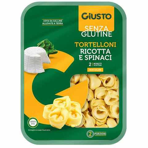 Giusto senza glutine tortelloni ricotta e spinaci 250 g