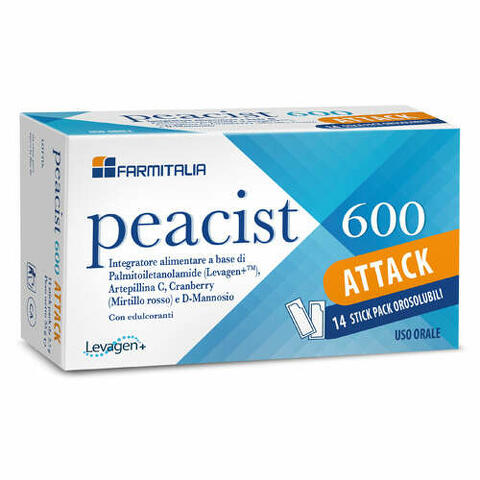 Peacist 600 attack 14 stick pack orosolubili