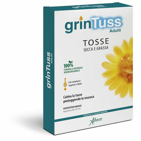 Grintuss adulti sciroppo 12 flaconcini monodose