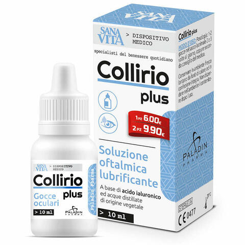 Gocce oculari  collirio plus 10 ml