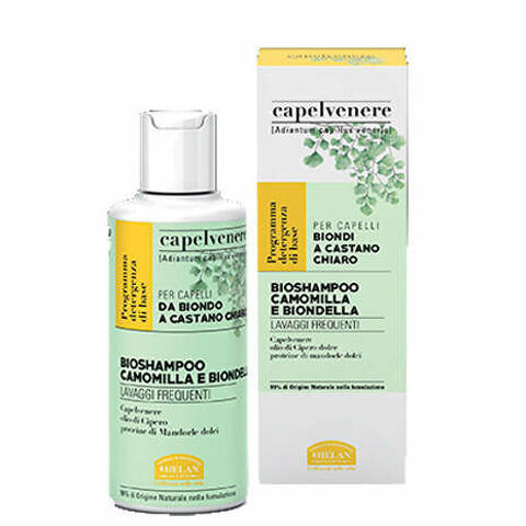 Capelvenere bioshampoo camomilla e biondella 200 ml