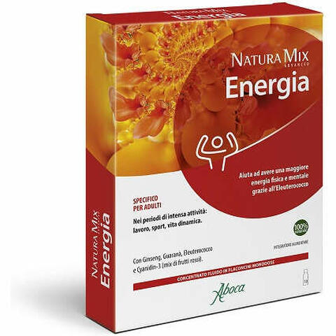 Natura mix advanced energia 10 flaconcini da 15 g