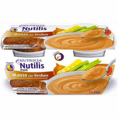 Nutilis pasti manzo con verdure 2 x 300 g