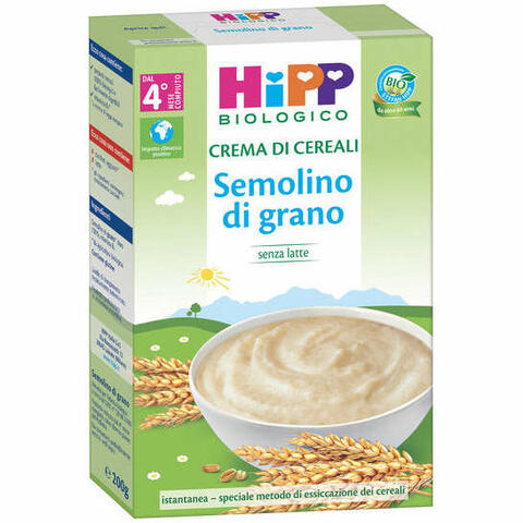 Bio crema cereali semolino di grano 200 g