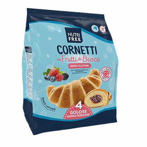 Cornetti ai frutti di bosco 4 pezzi da 60 g