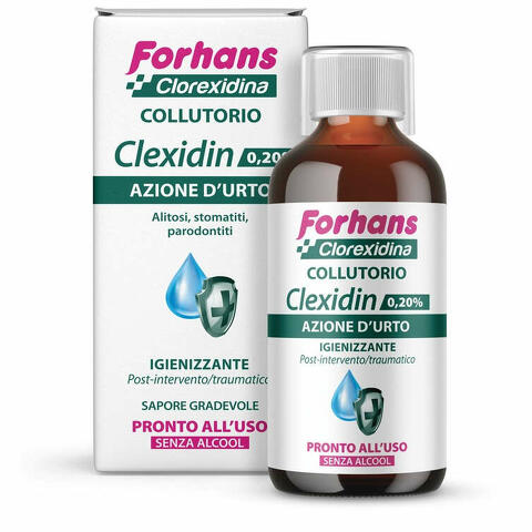 Clexidin 0,20 senza alcool 200 ml