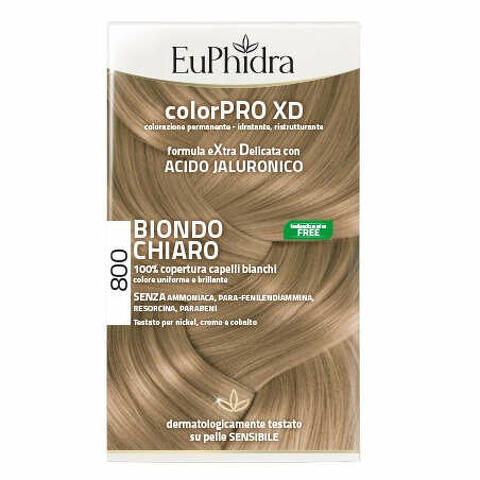 Colorpro xd 800 biondo chiaro gel colorante capelli in flacone + attivante + balsamo + guanti