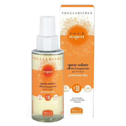 Voglia sole respect spray solare effetto trasparente spf3 150 ml