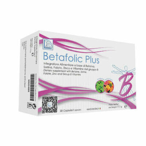 Betafolic plus 30 capsule astuccio 18,6 g