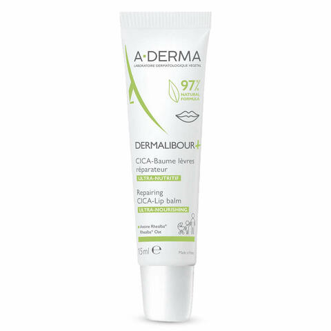 Dermalibour + cica balsamo labbra 15 ml