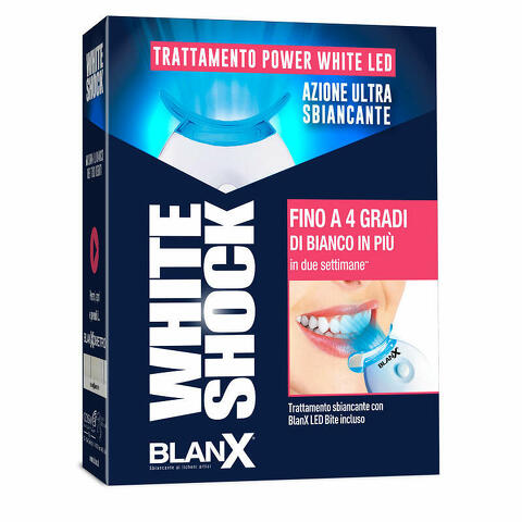 Blanx white shock trattamento power white gel 30 ml con bite