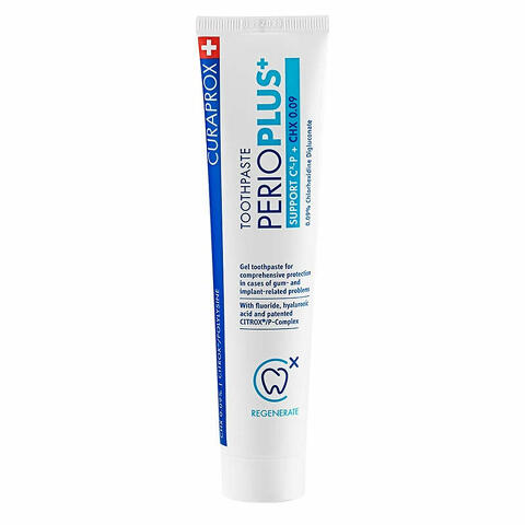 Perioplus+ support dentifricio chx 0,09% 75 ml