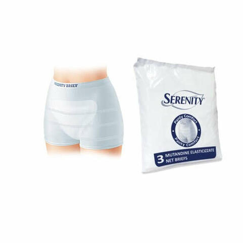 Mutandina a rete per incontinenza  panty comfort l 3 pezzi