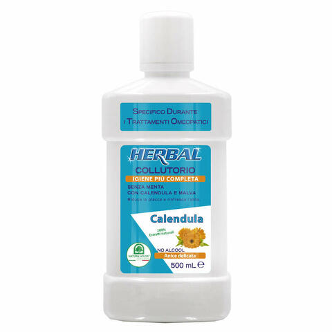 Herbal collutorio calendula e malva 500 ml