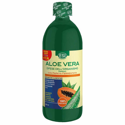 Aloe vera difese papaya succo 500 ml