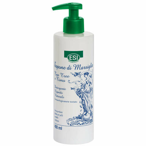 Sapone marsiglia tea tree e timo 400 ml