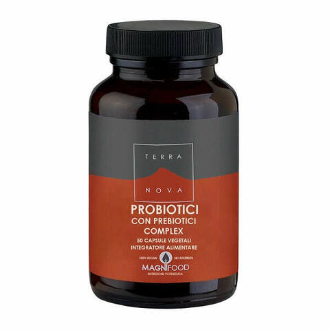 Terranova probiotici con prebiotici complex 50 capsule vegetali