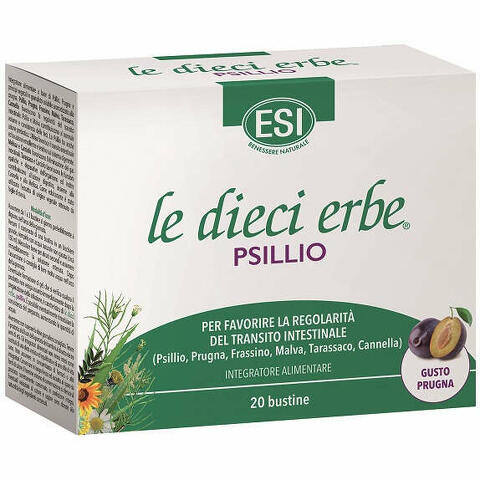 Le dieci erbe psillio 20 bustine 5,6 g