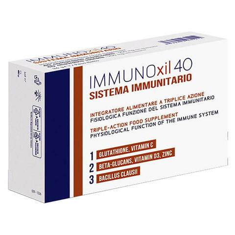 Immunoxil 40 sistema immunitario 40 compresse masticabili