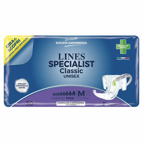 Pannolone a mutandina  specialist classic maxi misura media 30 pezzi