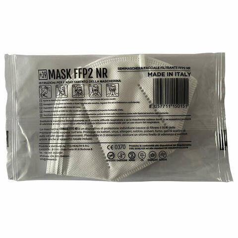 Mascherina +39mask ffp2 bianco 15 pezzi