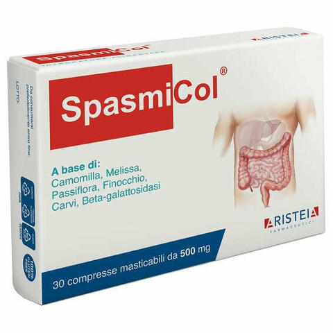 Spasmicol 30 compresse masticabili 500 mg