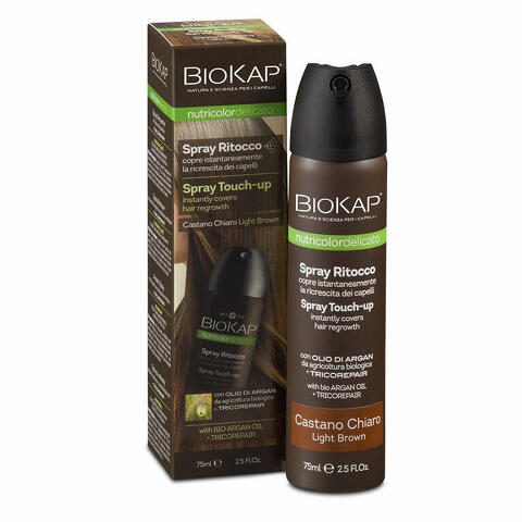 Bios line  nutricdel spray ritocco castano chiaro 75 ml