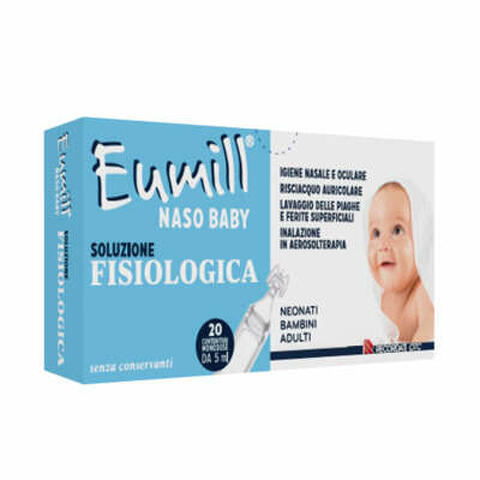 Naso baby soluzione fisiologica 20 contenitori monodose 5 ml