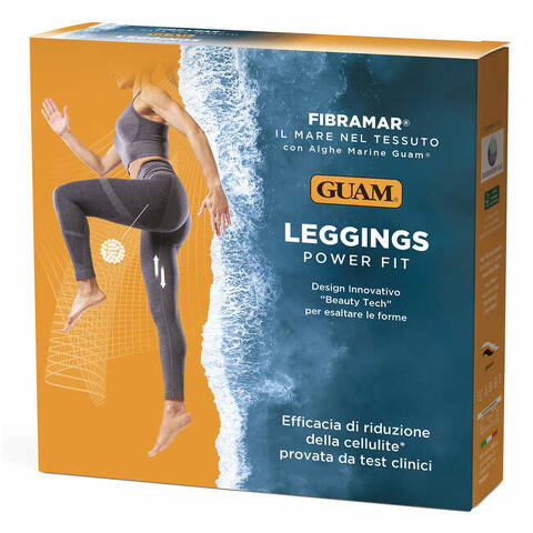 Leggings fibramar power fit grigio s/m