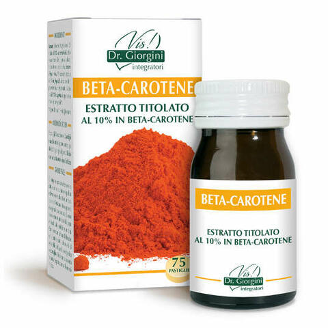 Beta-carotene estratto titolato 75 pastiglie