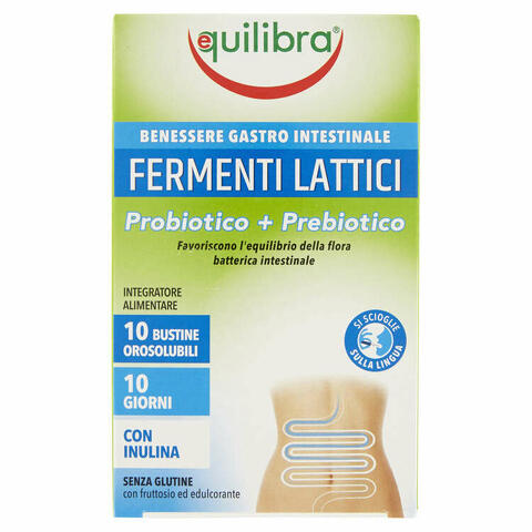 Fermenti lattici probiotico + prebiotico 10 bustine orosolubili