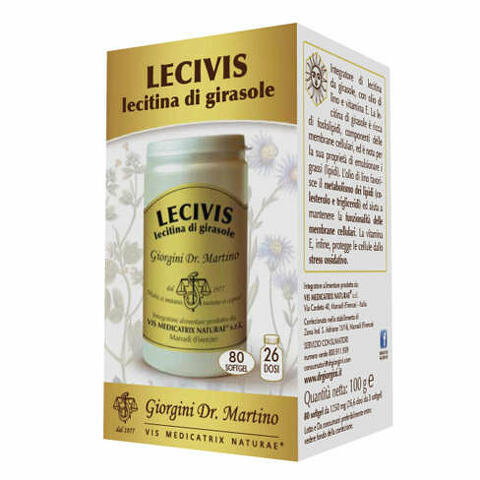 Lecivis 100 g 80 softgel