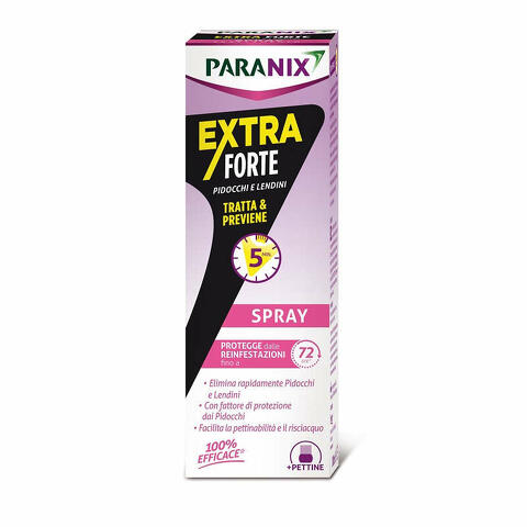 Spray extra forte  per pidocchi e lendini 100 ml