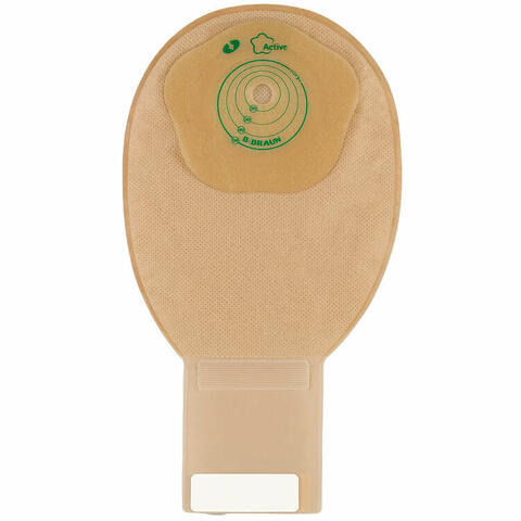 Sacca ileostomia  active roll'up midi beige 15-50mm chiusura in velcro