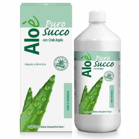 Aloe' aloe puro succo bio 1 litro