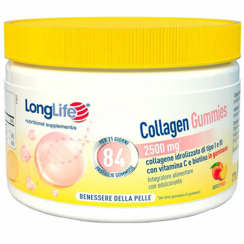 Longlife collagen gummies 625mg 84 gommose