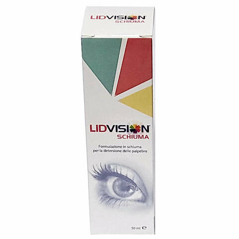 Lidvision schiuma per detersione palpebre 50 ml