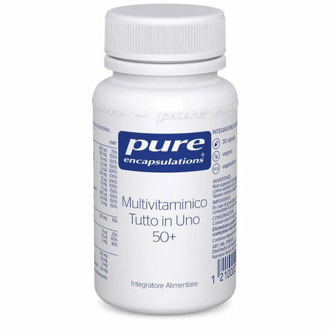 Pure encapsulations multivitaminico tutto in uno 50+ 30 capsule