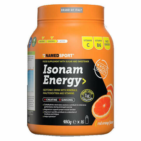 Isonam energy orange 480 g 1 g creatina